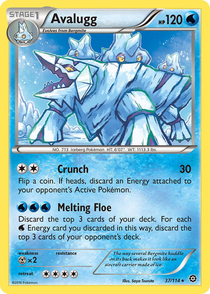 Avalugg (37/114) [XY: Steam Siege] | Pegasus Games WI