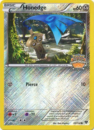 Honedge (83/146) (Regional Championship Promo) [XY: Base Set] | Pegasus Games WI