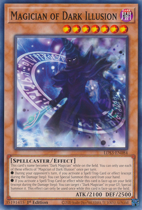 Magician of Dark Illusion [LDS3-EN084] Common | Pegasus Games WI