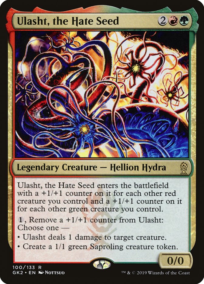 Ulasht, the Hate Seed [Ravnica Allegiance Guild Kit] | Pegasus Games WI