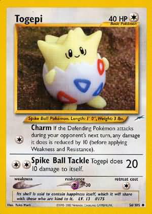 Togepi (56/105) [Neo Destiny Unlimited] | Pegasus Games WI