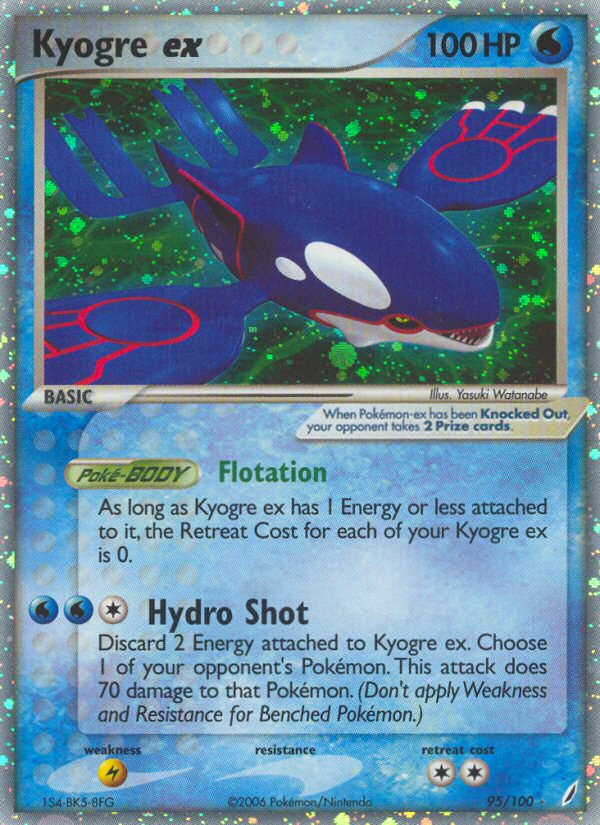 Kyogre ex (95/100) [EX: Crystal Guardians] | Pegasus Games WI