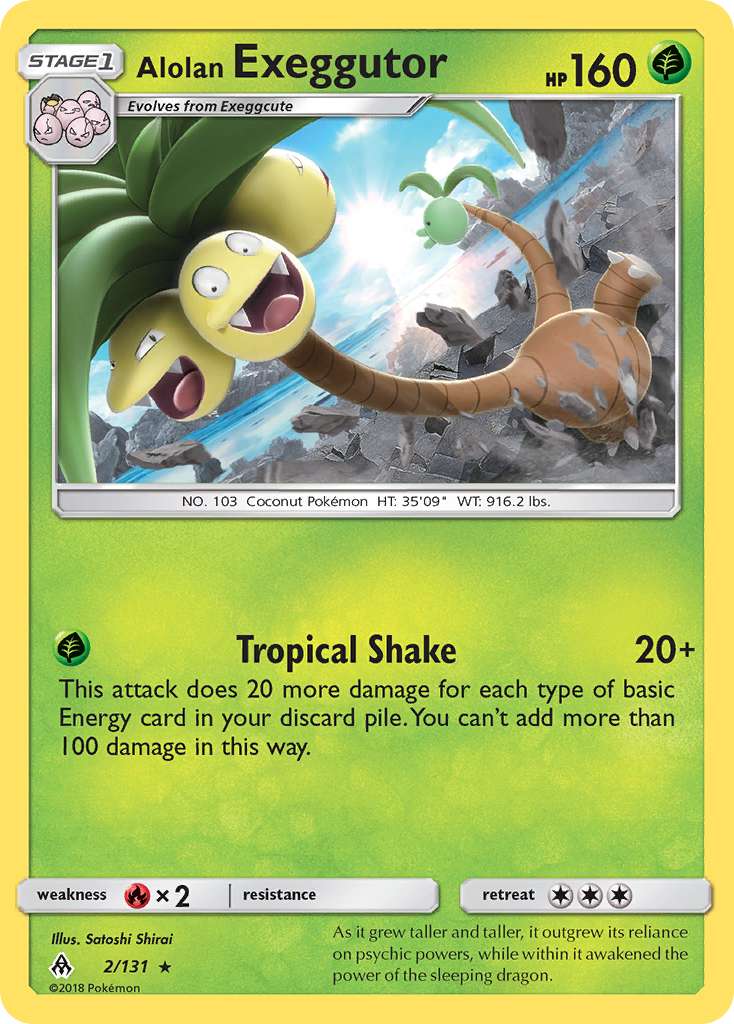 Alolan Exeggutor (2/131) [Sun & Moon: Forbidden Light] | Pegasus Games WI