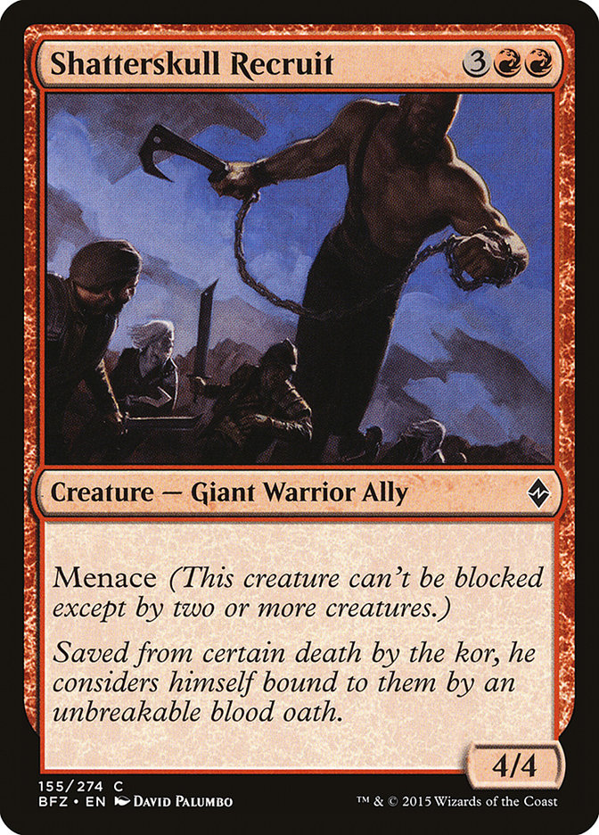 Shatterskull Recruit [Battle for Zendikar] | Pegasus Games WI