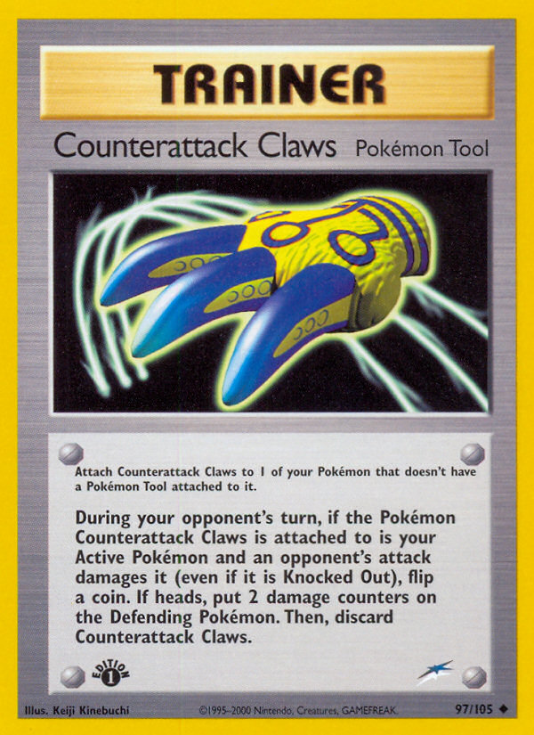 Counterattack Claws (97/105) [Neo Destiny 1st Edition] | Pegasus Games WI