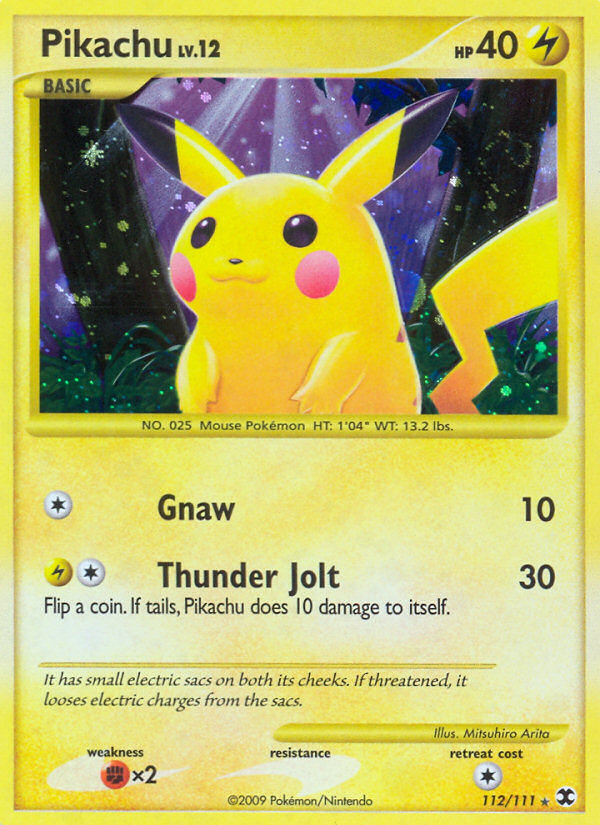 Pikachu (112/111) [Platinum: Rising Rivals] | Pegasus Games WI