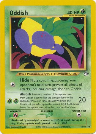 Oddish (68/111) [Neo Genesis Unlimited] | Pegasus Games WI