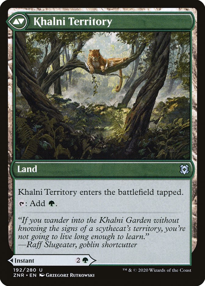 Khalni Ambush // Khalni Territory [Zendikar Rising] | Pegasus Games WI
