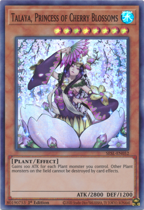 Talaya, Princess of Cherry Blossoms [SESL-EN052] Super Rare | Pegasus Games WI