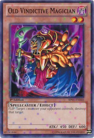 Old Vindictive Magician [BP01-EN060] Starfoil Rare | Pegasus Games WI