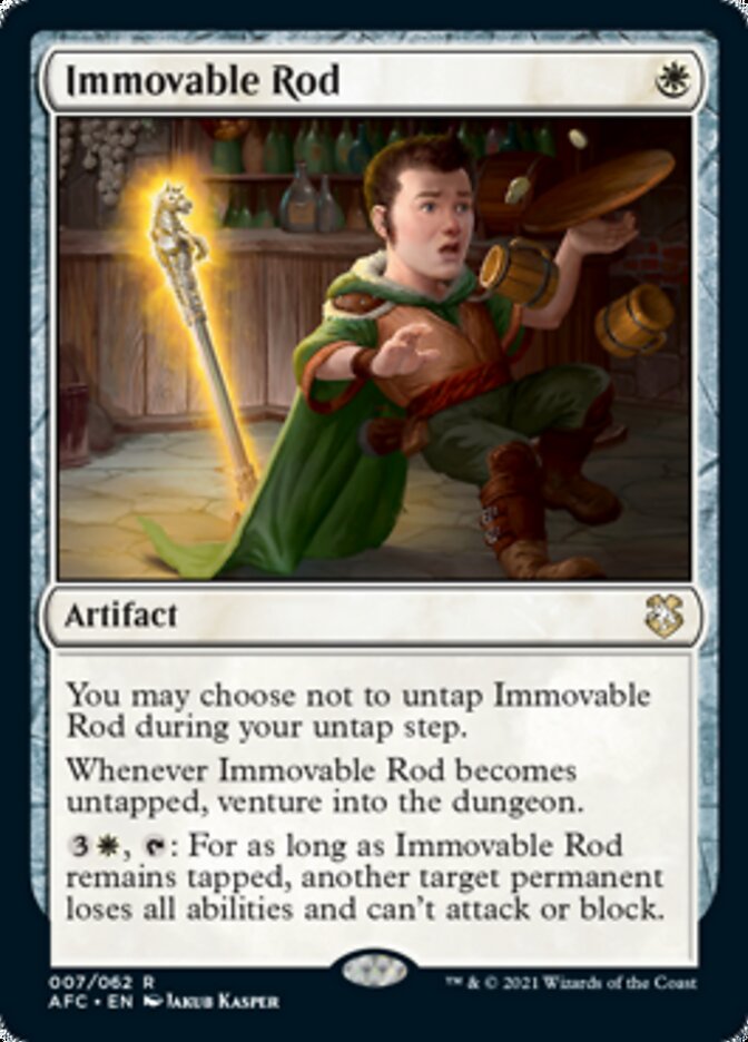 Immovable Rod [Dungeons & Dragons: Adventures in the Forgotten Realms Commander] | Pegasus Games WI