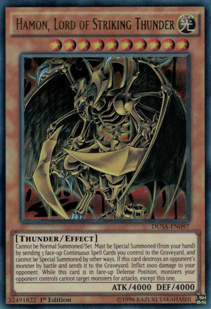 Hamon, Lord of Striking Thunder [DUSA-EN097] Ultra Rare | Pegasus Games WI