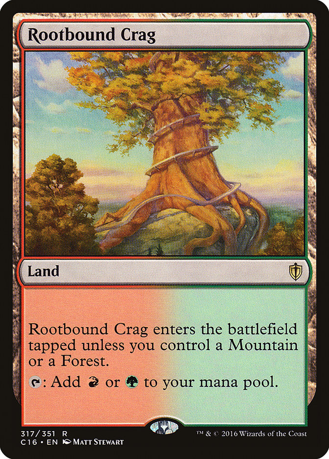 Rootbound Crag [Commander 2016] | Pegasus Games WI