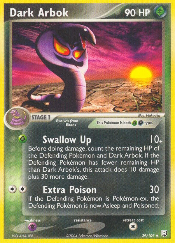 Dark Arbok (29/109) [EX: Team Rocket Returns] | Pegasus Games WI