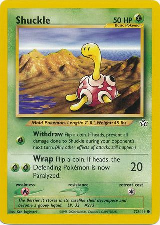 Shuckle (72/111) [Neo Genesis Unlimited] | Pegasus Games WI