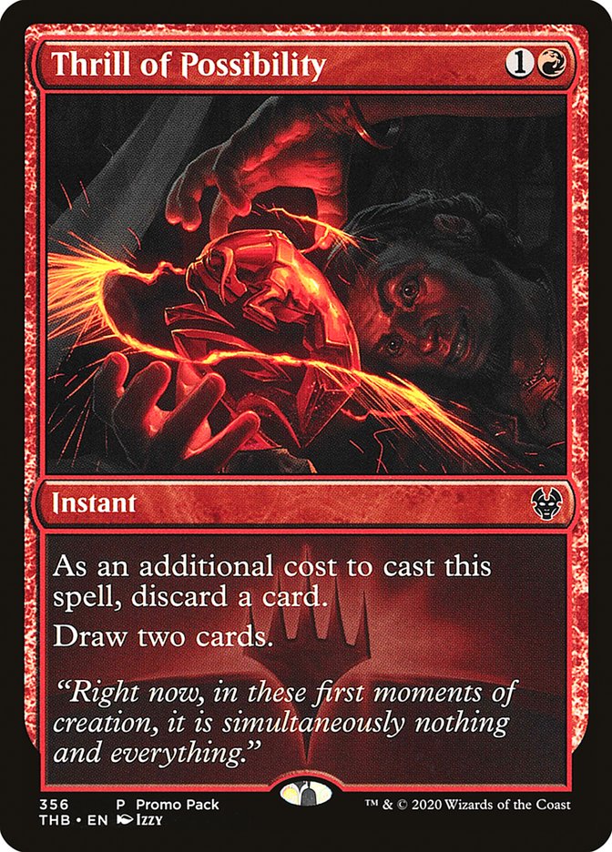 Thrill of Possibility (Promo Pack) [Theros Beyond Death Promos] | Pegasus Games WI