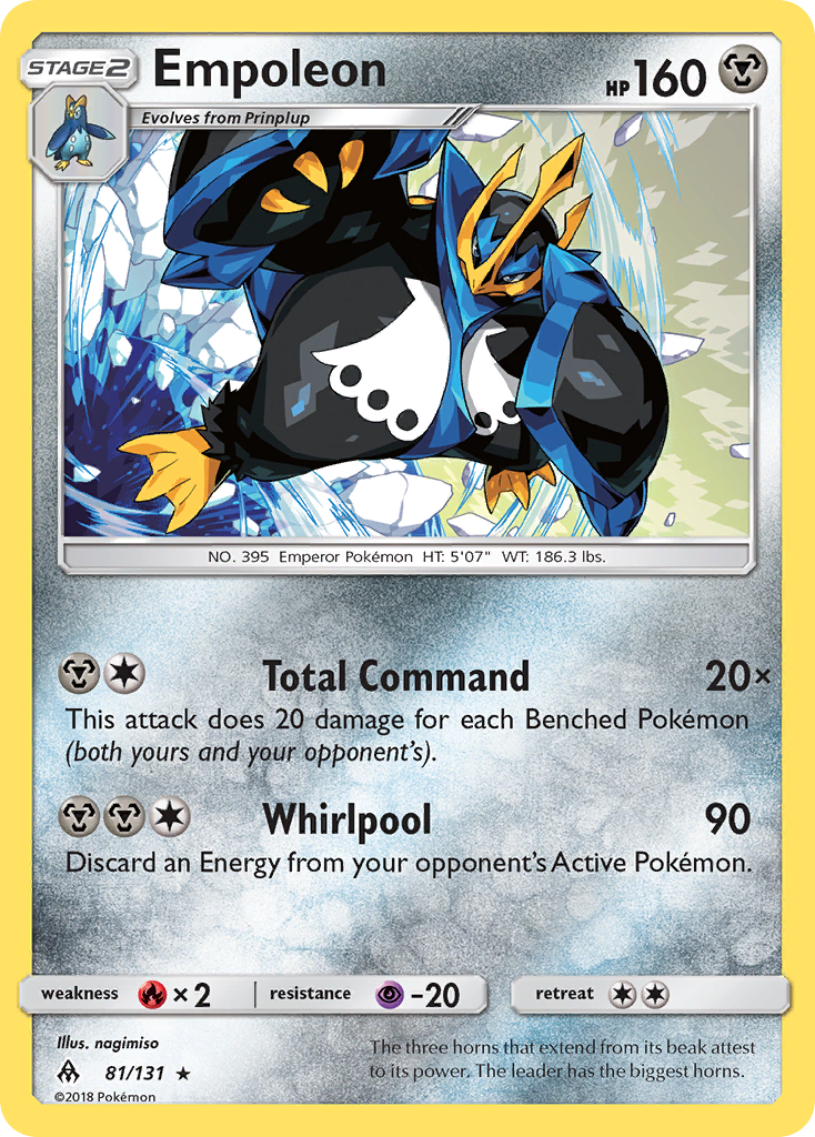 Empoleon (81/131) [Sun & Moon: Forbidden Light] | Pegasus Games WI