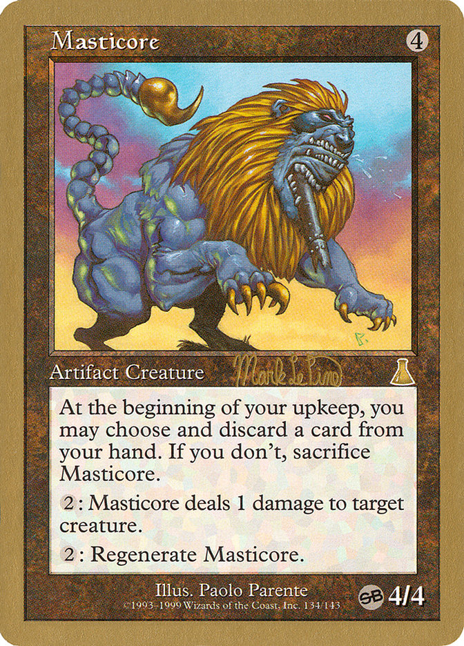 Masticore (Mark Le Pine) (SB) [World Championship Decks 1999] | Pegasus Games WI