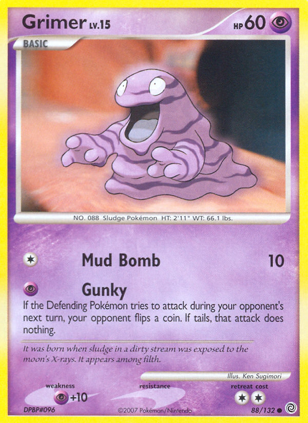 Grimer (88/132) [Diamond & Pearl: Secret Wonders] | Pegasus Games WI