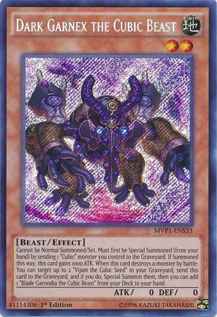 Dark Garnex the Cubic Beast [MVP1-ENS33] Secret Rare | Pegasus Games WI