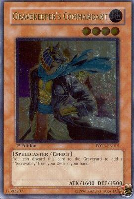 Gravekeeper's Commandant (UTR) [FOTB-EN015] Ultimate Rare | Pegasus Games WI