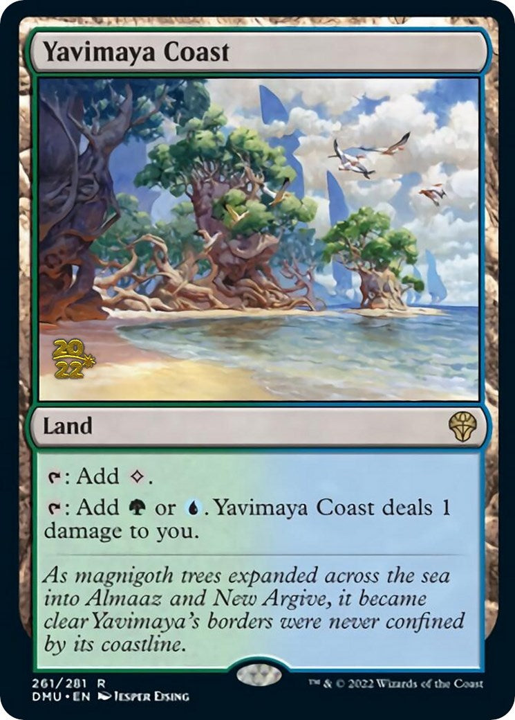 Yavimaya Coast [Dominaria United Prerelease Promos] | Pegasus Games WI