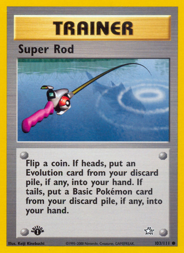 Super Rod (103/111) [Neo Genesis 1st Edition] | Pegasus Games WI