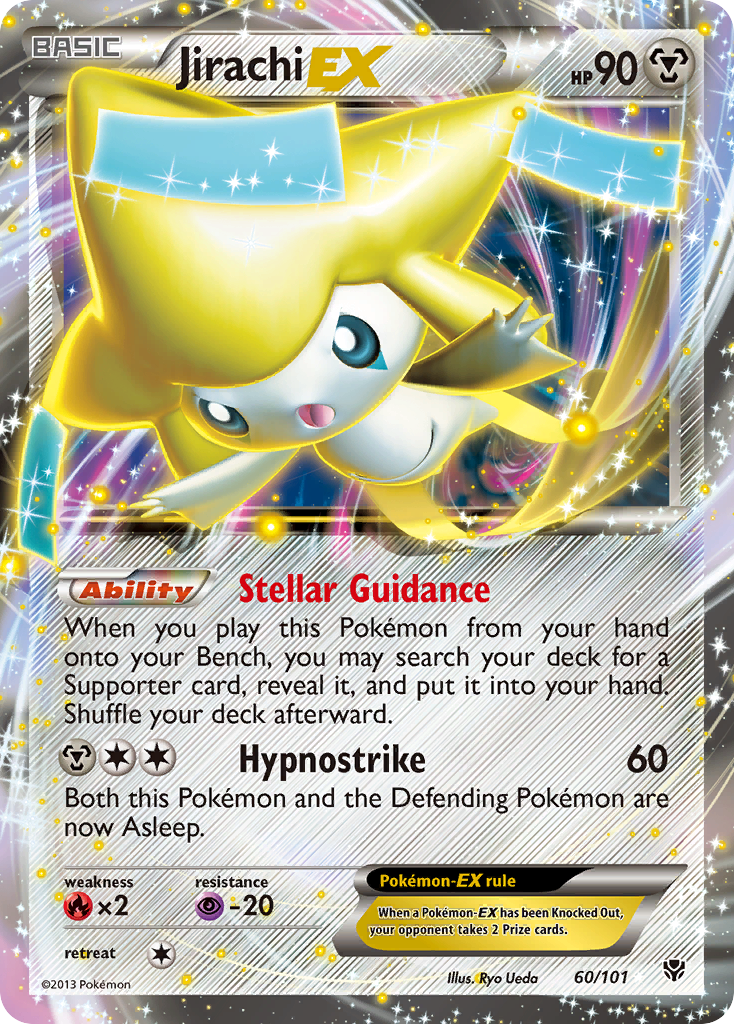 Jirachi EX (60/101) [Black & White: Plasma Blast] | Pegasus Games WI