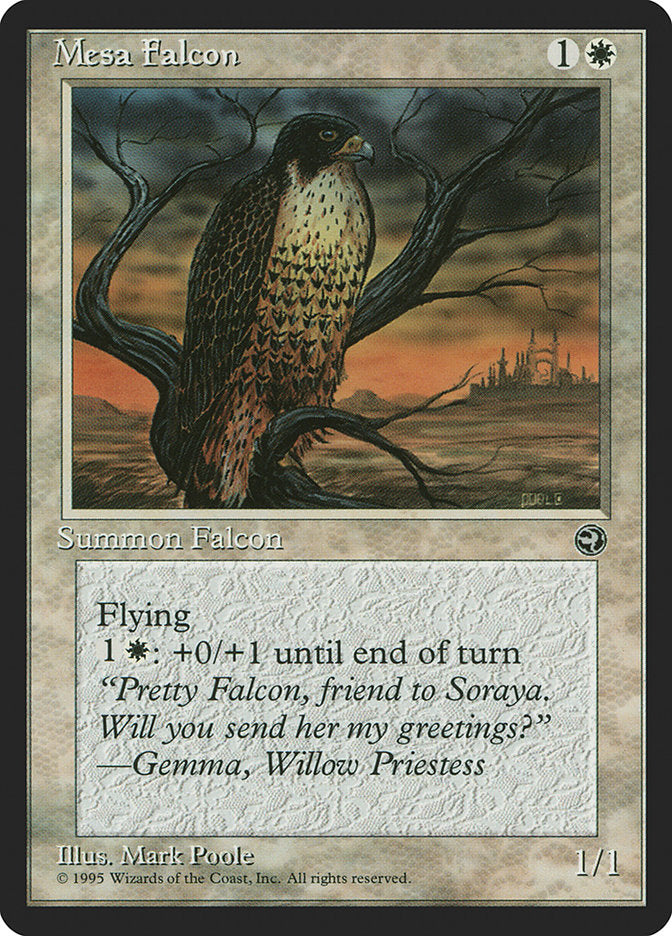 Mesa Falcon (Gemma Flavor Text) [Homelands] | Pegasus Games WI