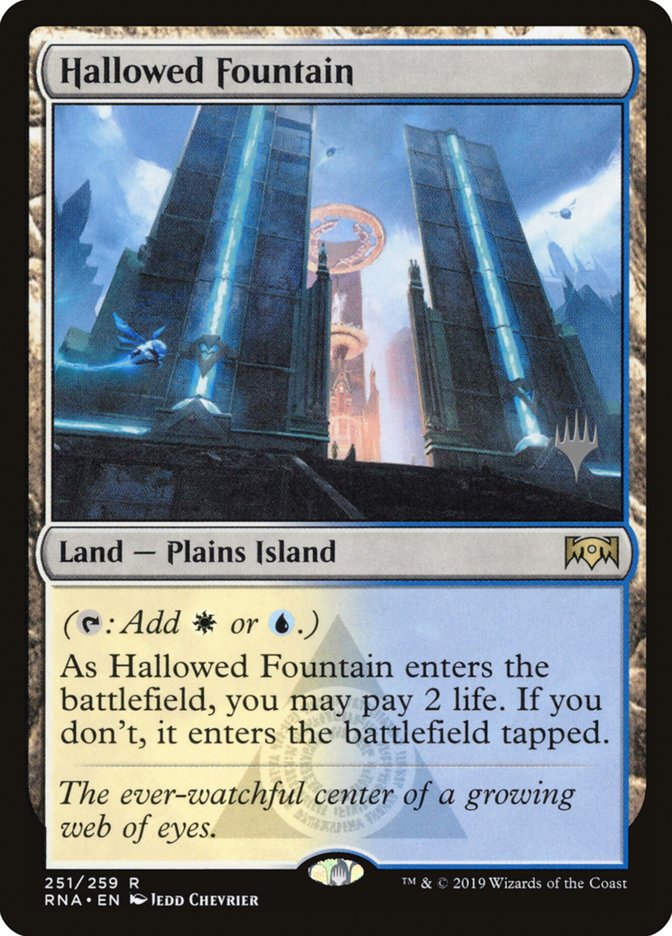 Hallowed Fountain (Promo Pack) [Ravnica Allegiance Promos] | Pegasus Games WI