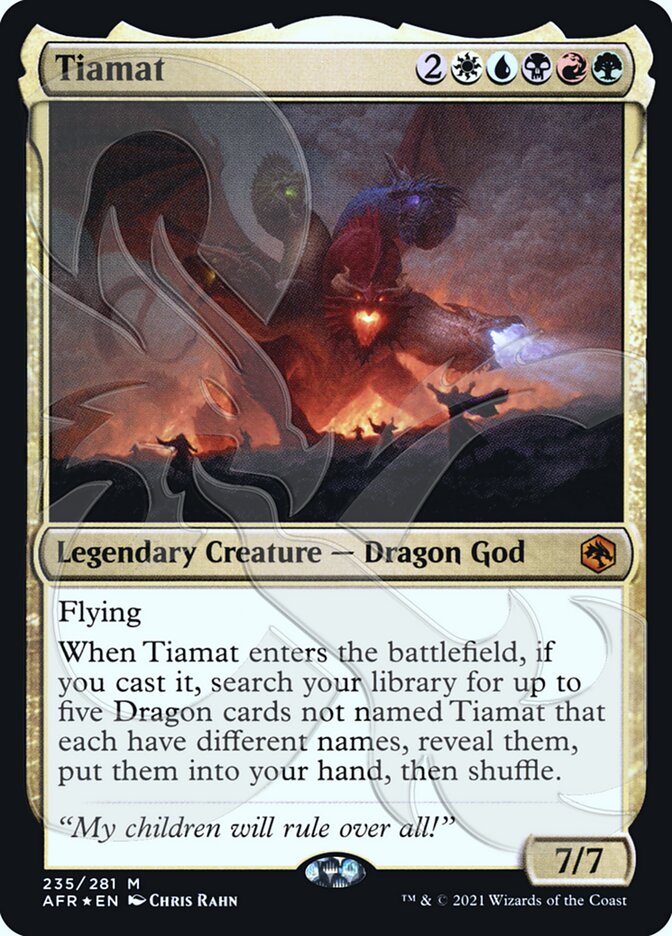 Tiamat (Ampersand Promo) [Dungeons & Dragons: Adventures in the Forgotten Realms Promos] | Pegasus Games WI