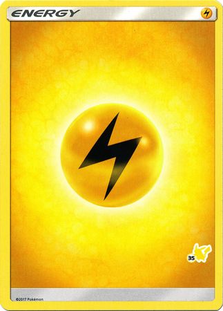 Lightning Energy (Pikachu Stamp #35) [Battle Academy 2020] | Pegasus Games WI