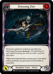 Drowning Dire (Red) [EVR110] (Everfest)  1st Edition Rainbow Foil | Pegasus Games WI