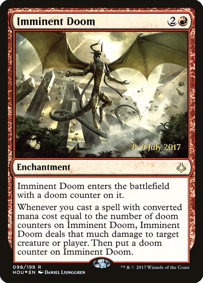 Imminent Doom [Hour of Devastation Prerelease Promos] | Pegasus Games WI