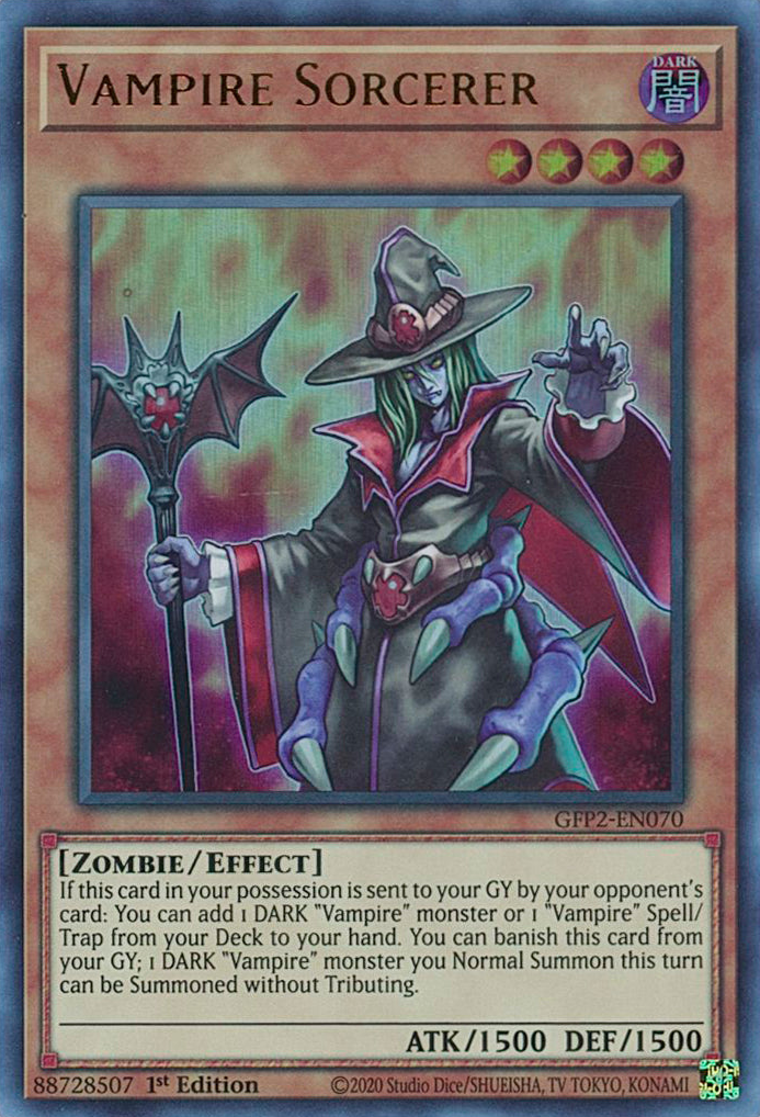 Vampire Sorcerer [GFP2-EN070] Ultra Rare | Pegasus Games WI