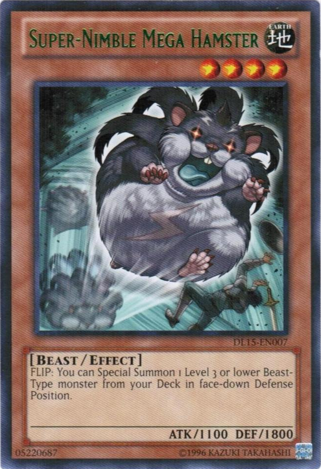 Super-Nimble Mega Hamster (Green) [DL15-EN007] Rare | Pegasus Games WI