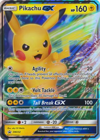 Pikachu GX (SM232) (Jumbo Card) [Sun & Moon: Black Star Promos] | Pegasus Games WI