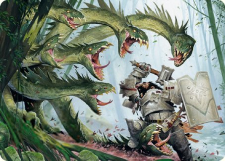 Lair of the Hydra Art Card [Dungeons & Dragons: Adventures in the Forgotten Realms Art Series] | Pegasus Games WI