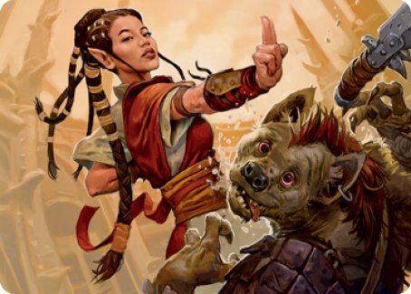 Half-Elf Monk Art Card [Dungeons & Dragons: Adventures in the Forgotten Realms Art Series] | Pegasus Games WI