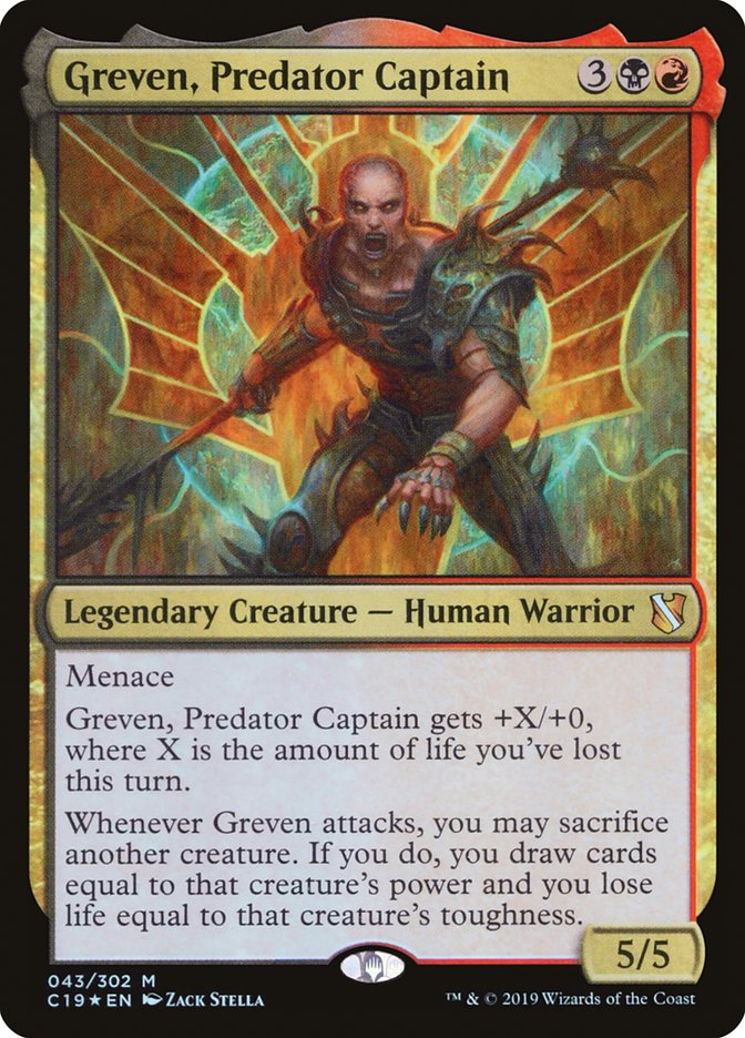 Greven, Predator Captain [Commander 2019] | Pegasus Games WI