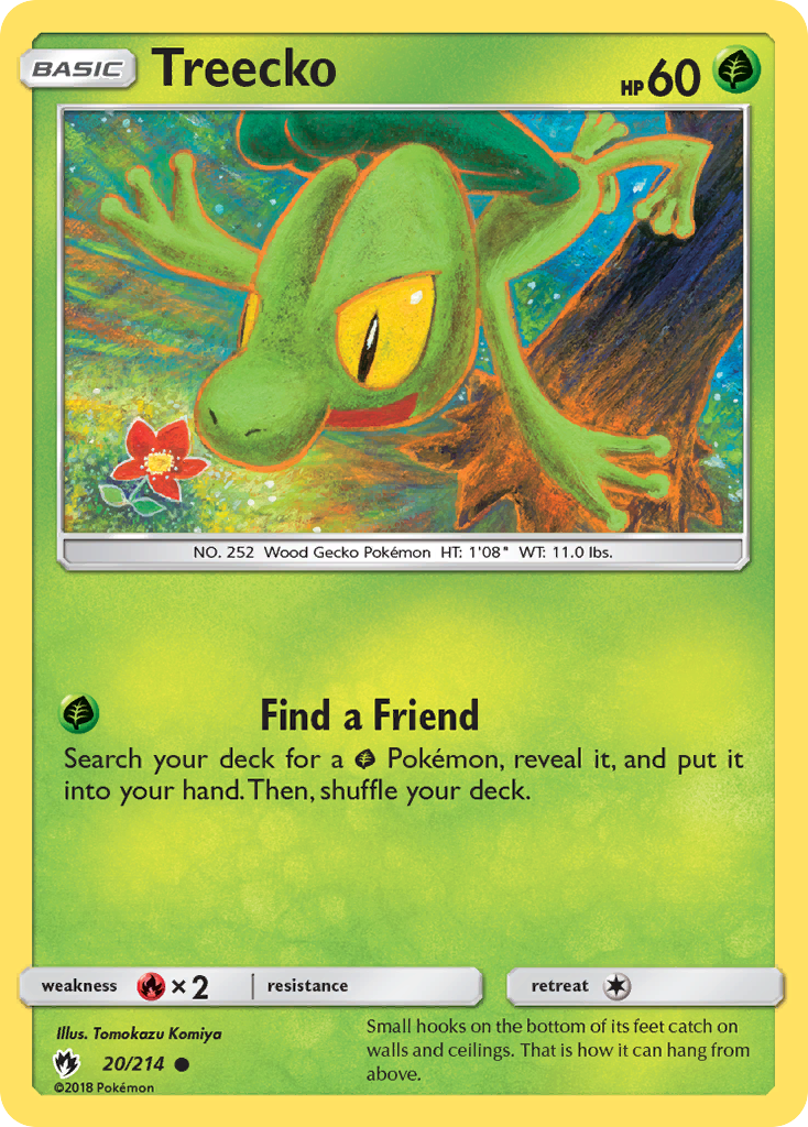 Treecko (20/214) [Sun & Moon: Lost Thunder] | Pegasus Games WI