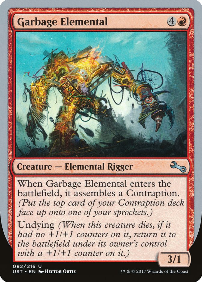 Garbage Elemental (3/1 Creature) [Unstable] | Pegasus Games WI