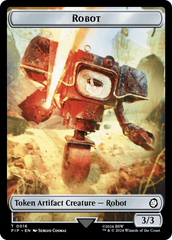 Robot // Treasure (0018) Double-Sided Token [Fallout Tokens] | Pegasus Games WI