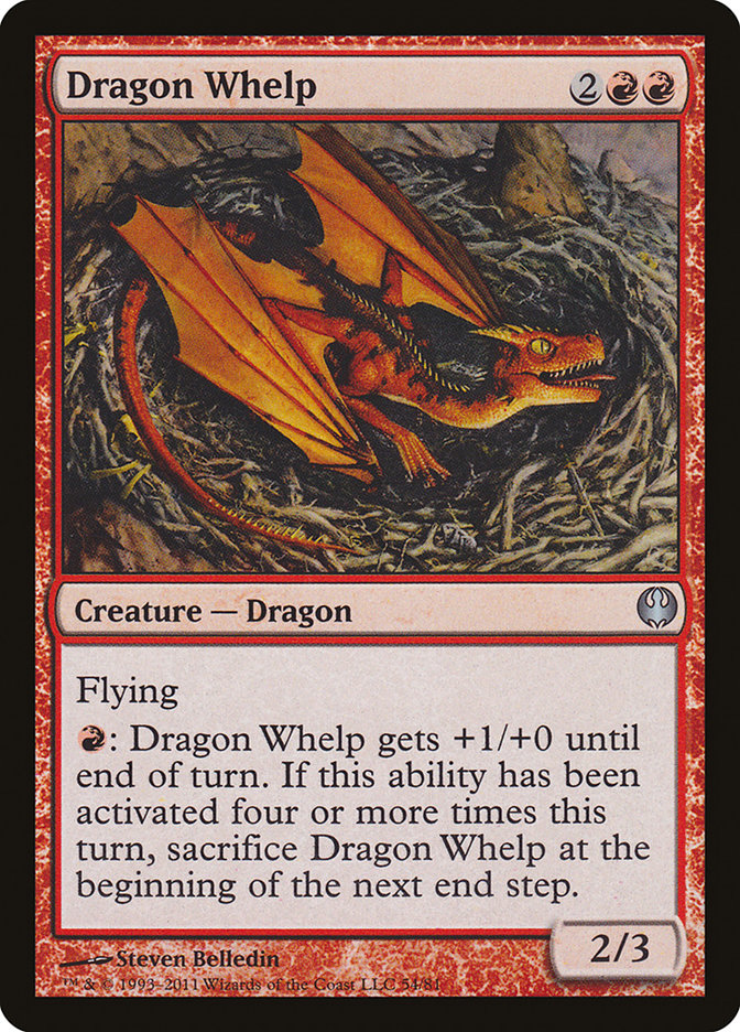 Dragon Whelp [Duel Decks: Knights vs. Dragons] | Pegasus Games WI