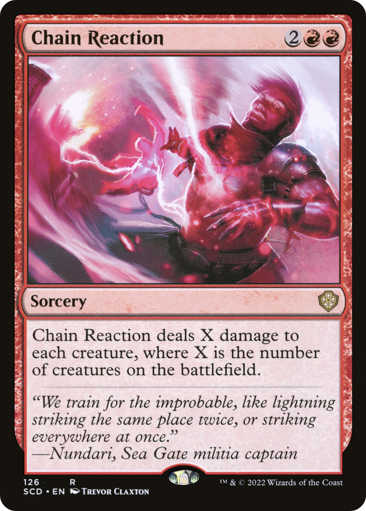 Chain Reaction [Starter Commander Decks] | Pegasus Games WI