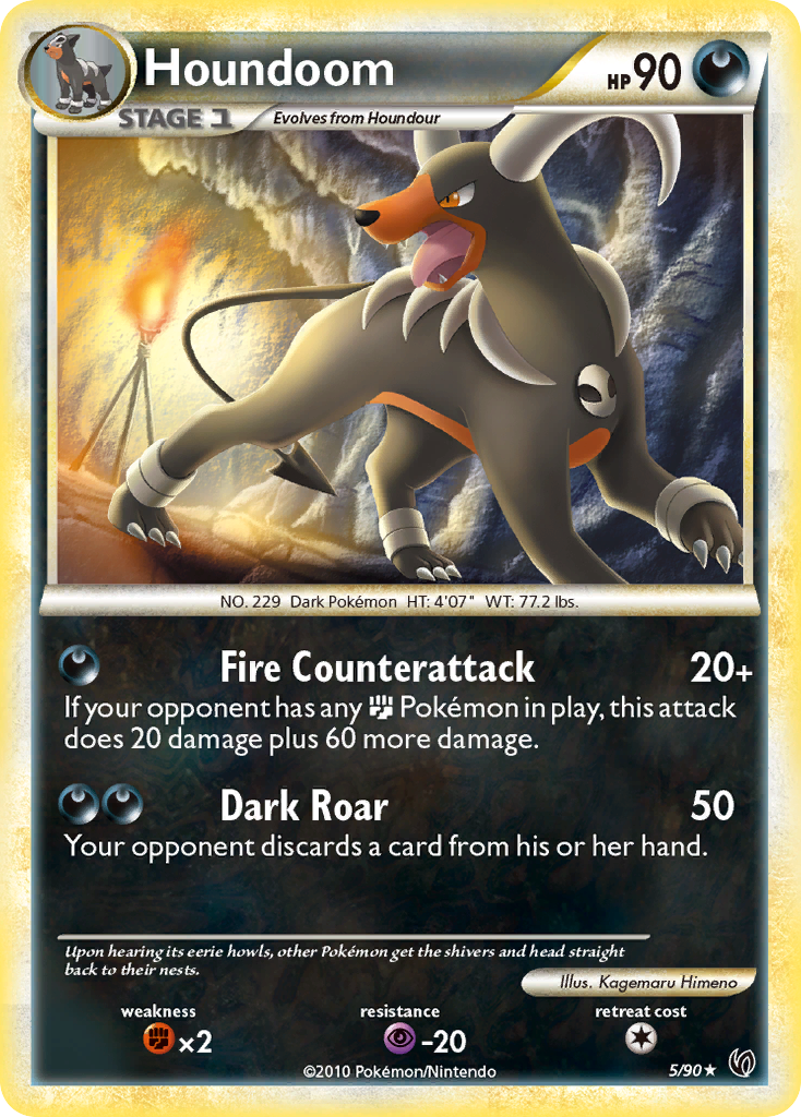 Houndoom (5/90) [HeartGold & SoulSilver: Undaunted] | Pegasus Games WI