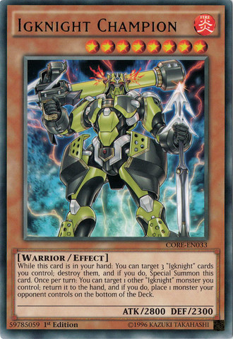 Igknight Champion [CORE-EN033] Rare | Pegasus Games WI