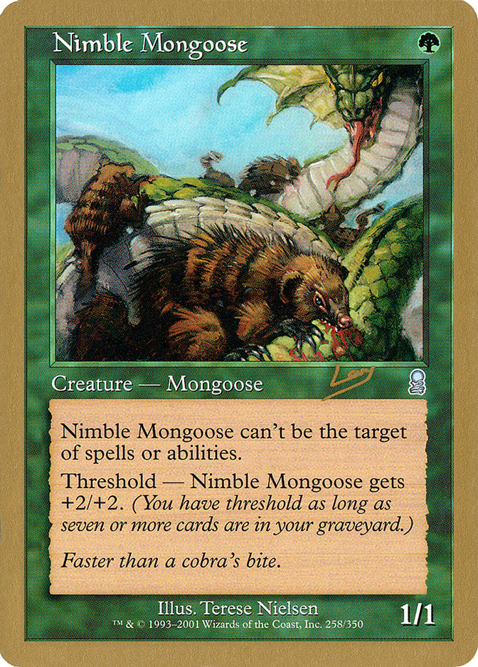 Nimble Mongoose (Raphael Levy) [World Championship Decks 2002] | Pegasus Games WI