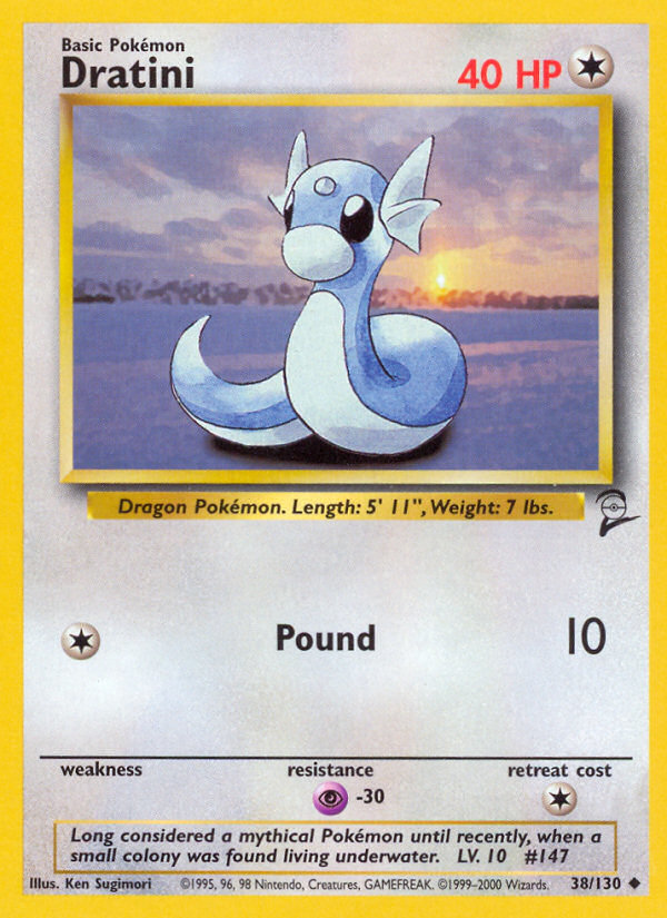 Dratini (38/130) [Base Set 2] | Pegasus Games WI