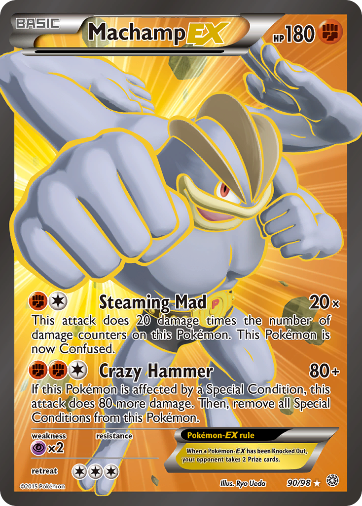 Machamp EX (90/98) [XY: Ancient Origins] | Pegasus Games WI